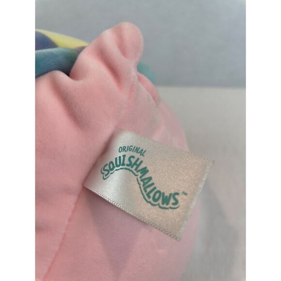 Squishmallow KellyToy Silvina The Sea Snail 8in Sea Life Squad Pink Rainbow Spar - Picture 8 of 9